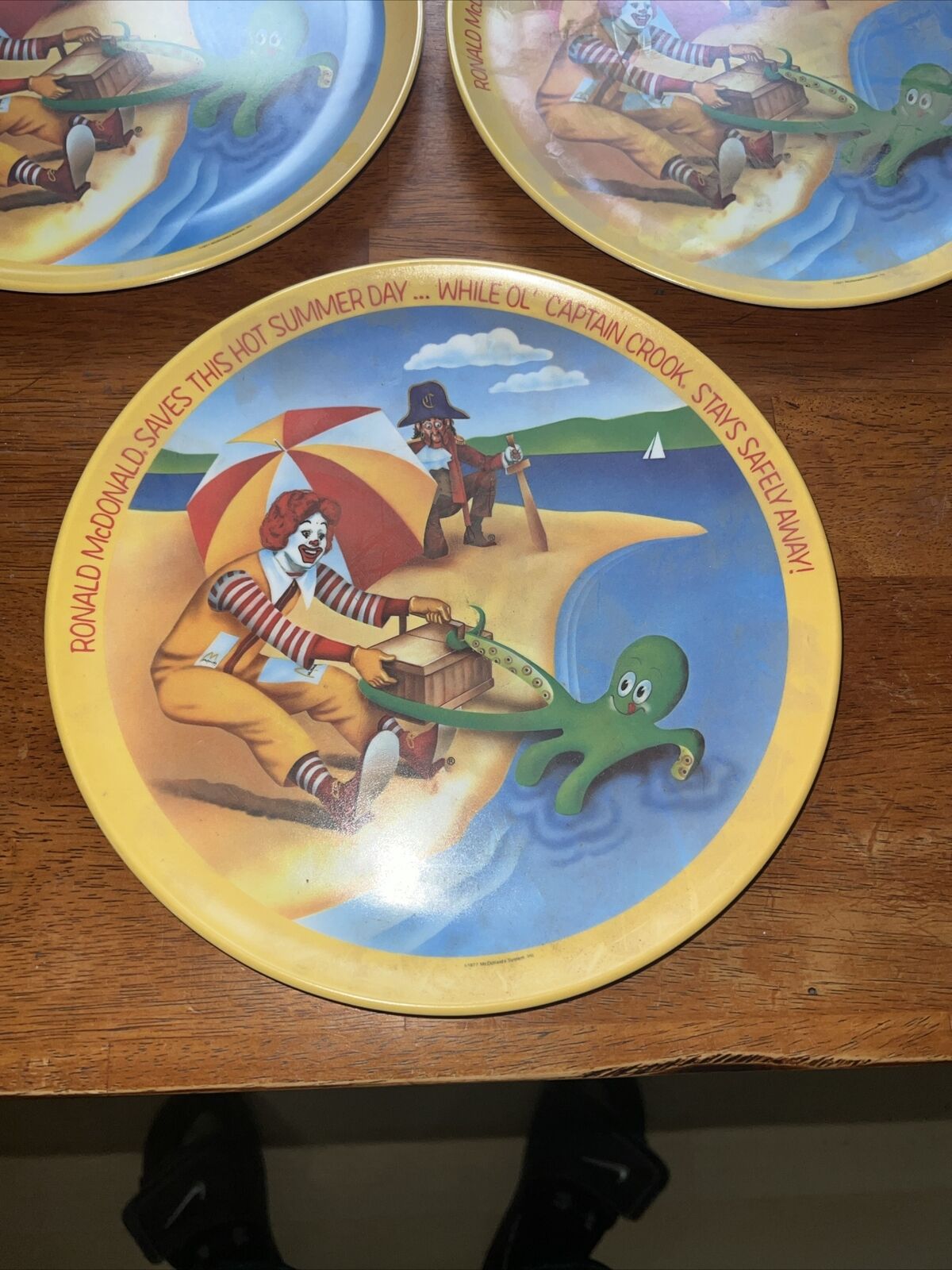 Vintage 1977 Summer McDonald’s Dinner Plate