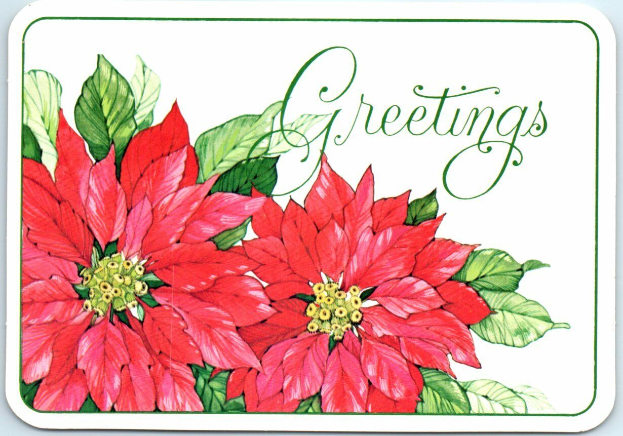 Postcard - Flowers Art Print - Season\'s Greetings