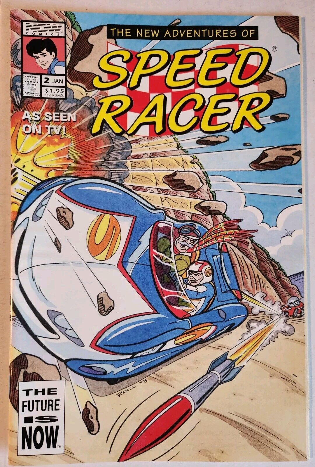 The New Adventures of Speed Racer #2 Now Comics (1994) VF+ Comic Book