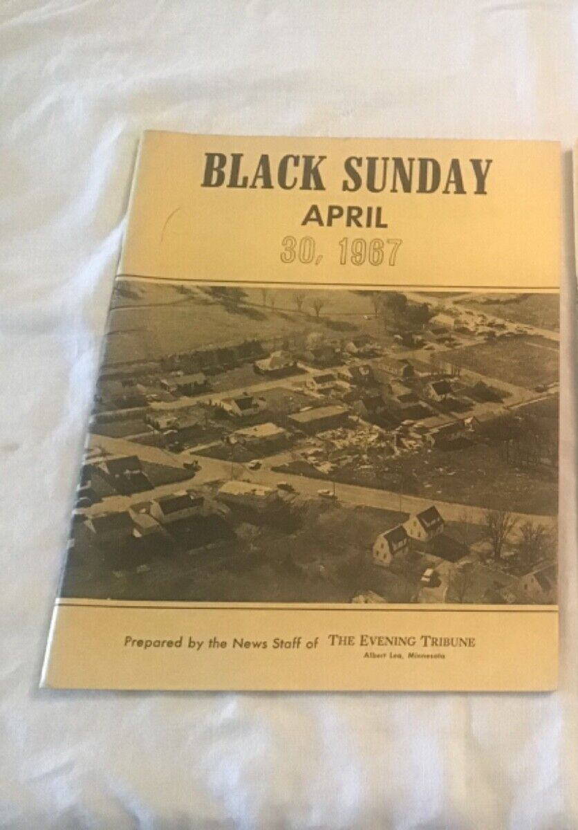 Black Sunday April 30, 1967 by The Evening Tribune Albert Lea, MN 1967 tornadoes