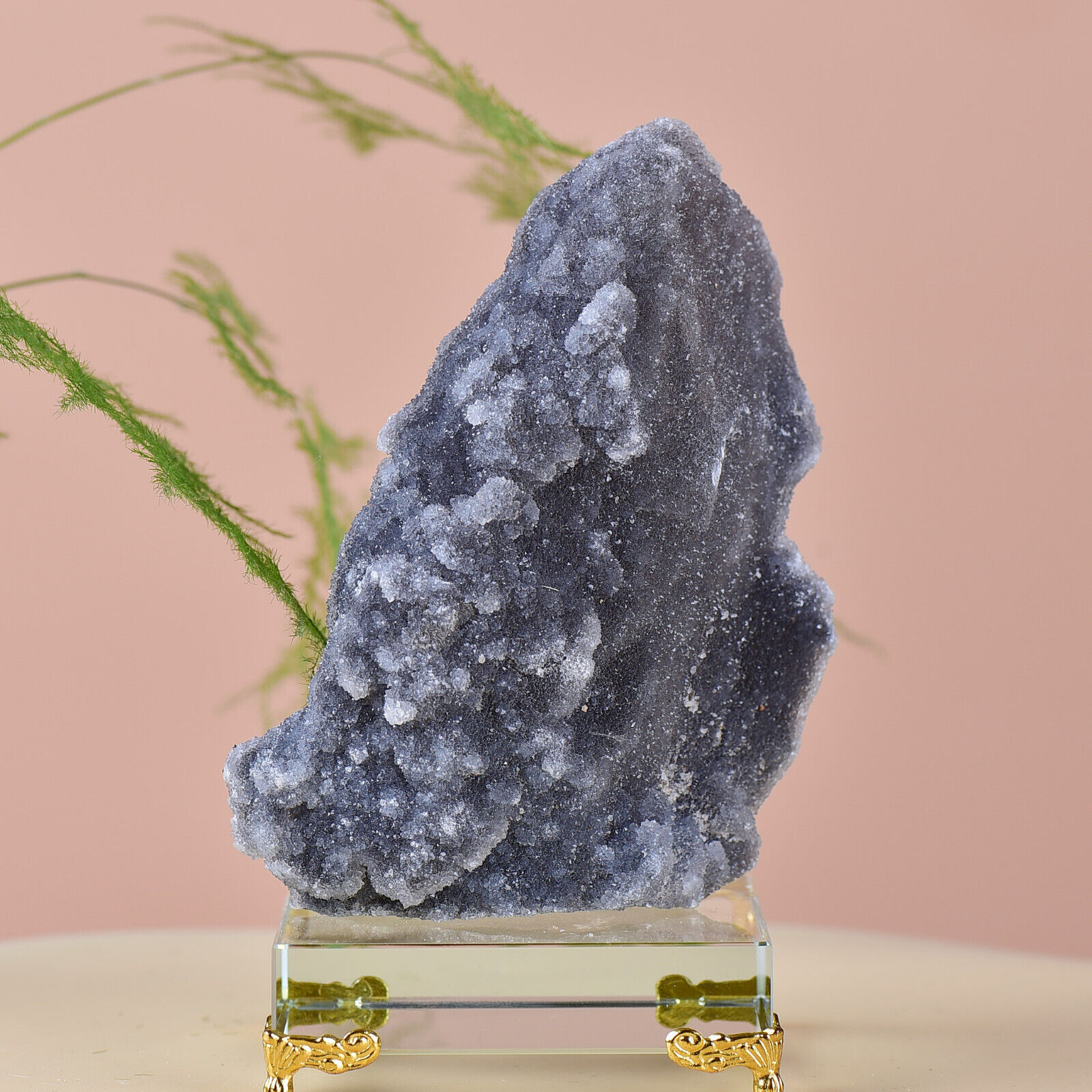 1.72LB Natural sphalerite cluster quartz crystal mineral specimen