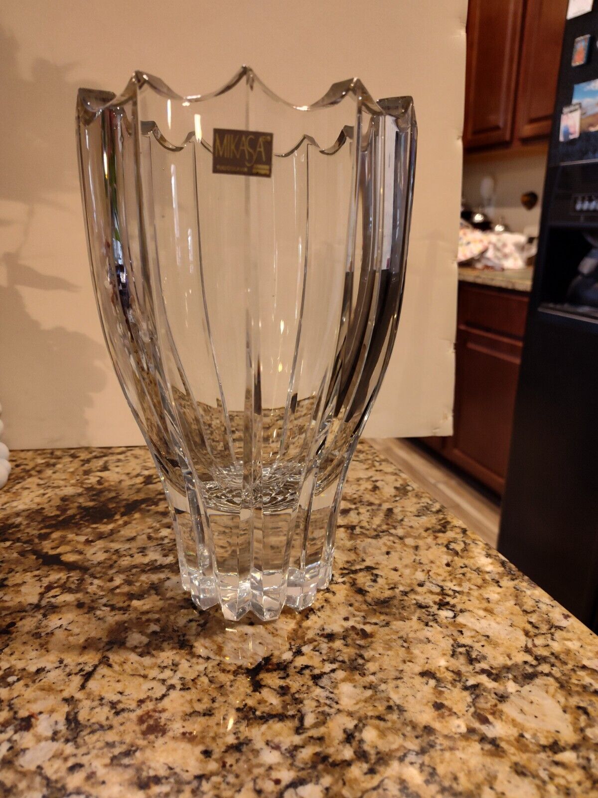 mikasa lead crystal vase
