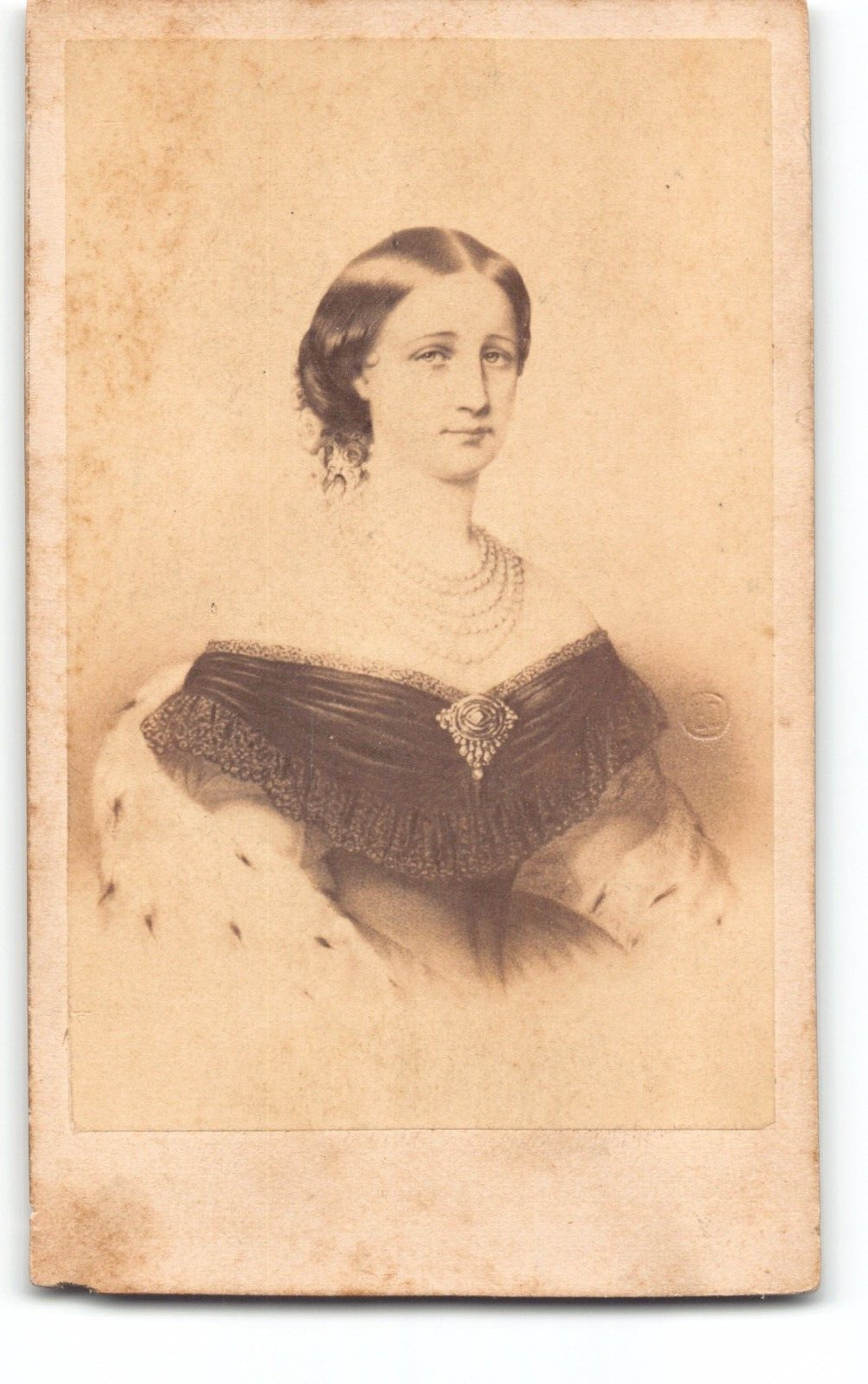 CDV Photo~Empress Eugenie ~France Royalty Paris~Spain Wife Napoleon III