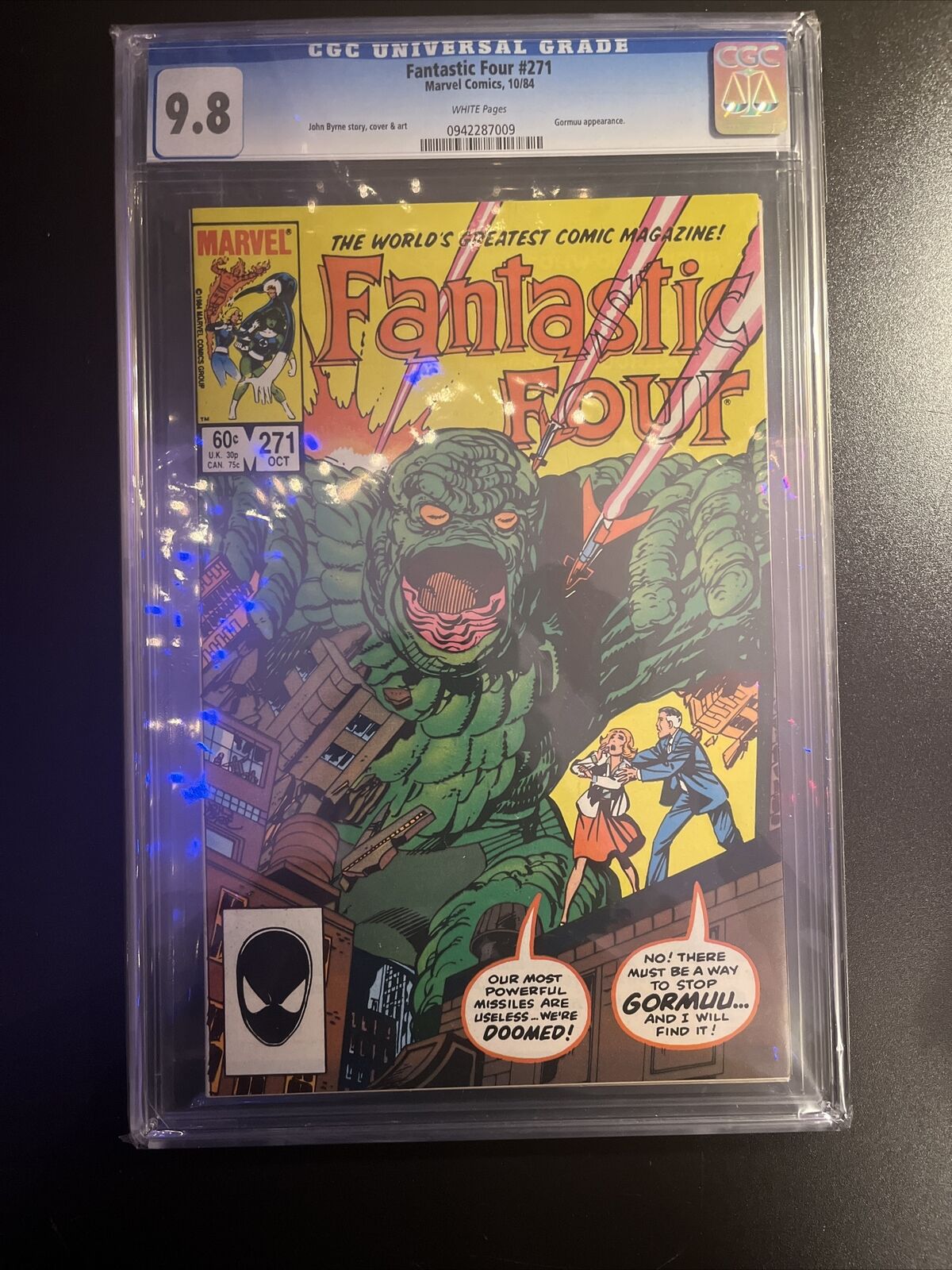 Fantastic Four #271 CGC 9.8 Awesome John Byrne