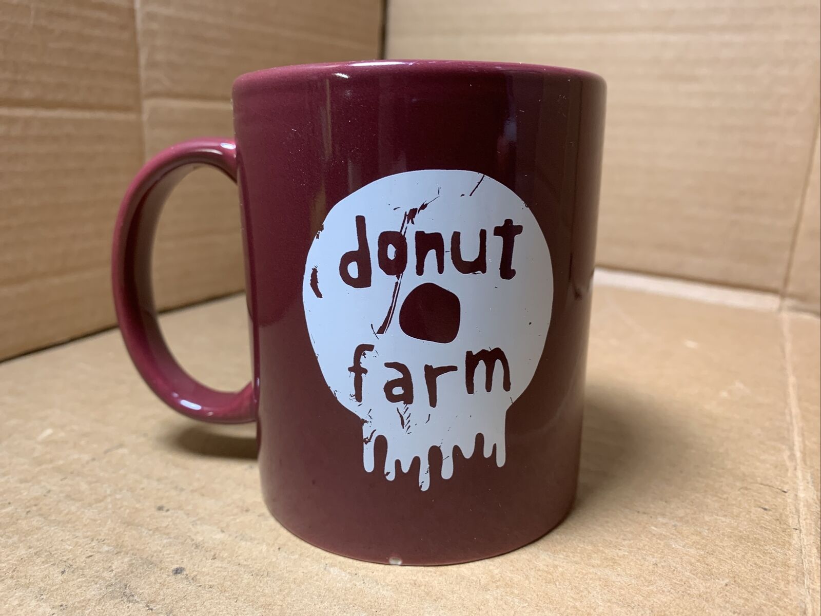 San Francisco DONUT FARM Organic Vegan Logo Ceramic Coffee MUG Cup California