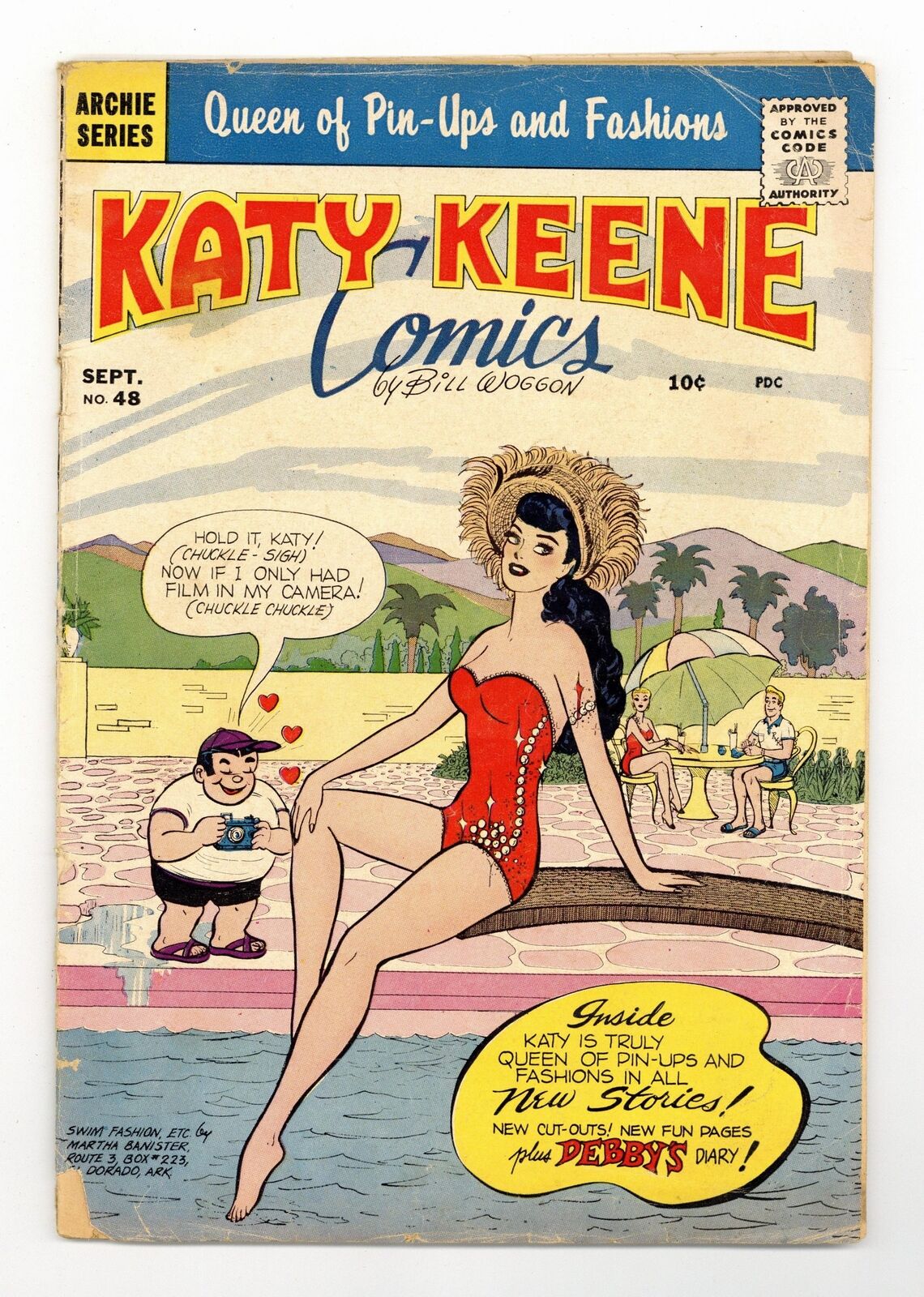 Katy Keene #48 VG- 3.5 1959