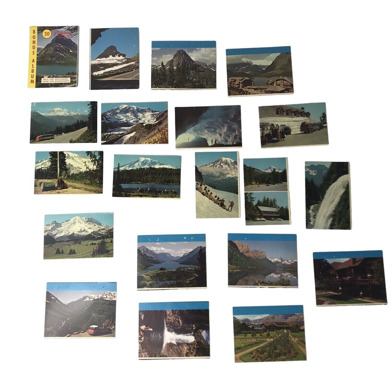 Lot 20 Vintage Postcard Miniatures “Mail The Postcard, Save The Miniatures”
