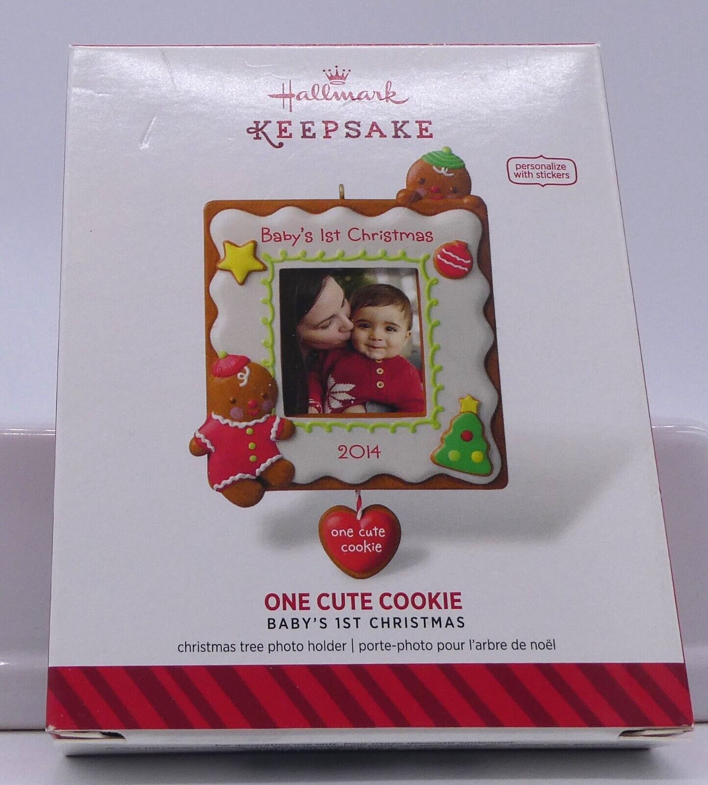 2014 Hallmark~ Baby\'s First Christmas Photo Holder ~ One Cute Cookie ~Ships FREE