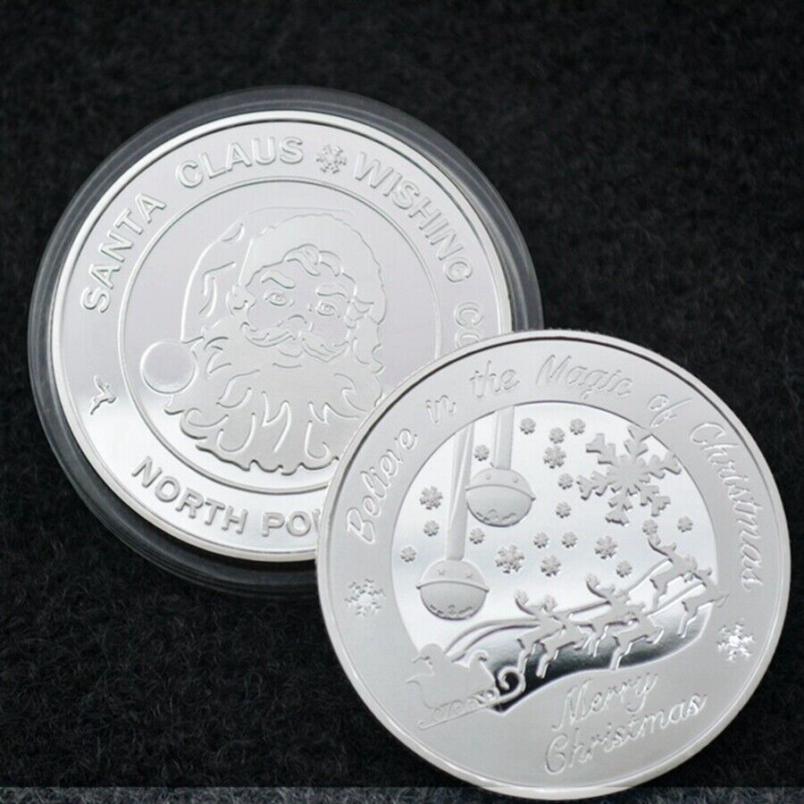 New Merry Christmas Santa Claus Commemorative Challenge Coin