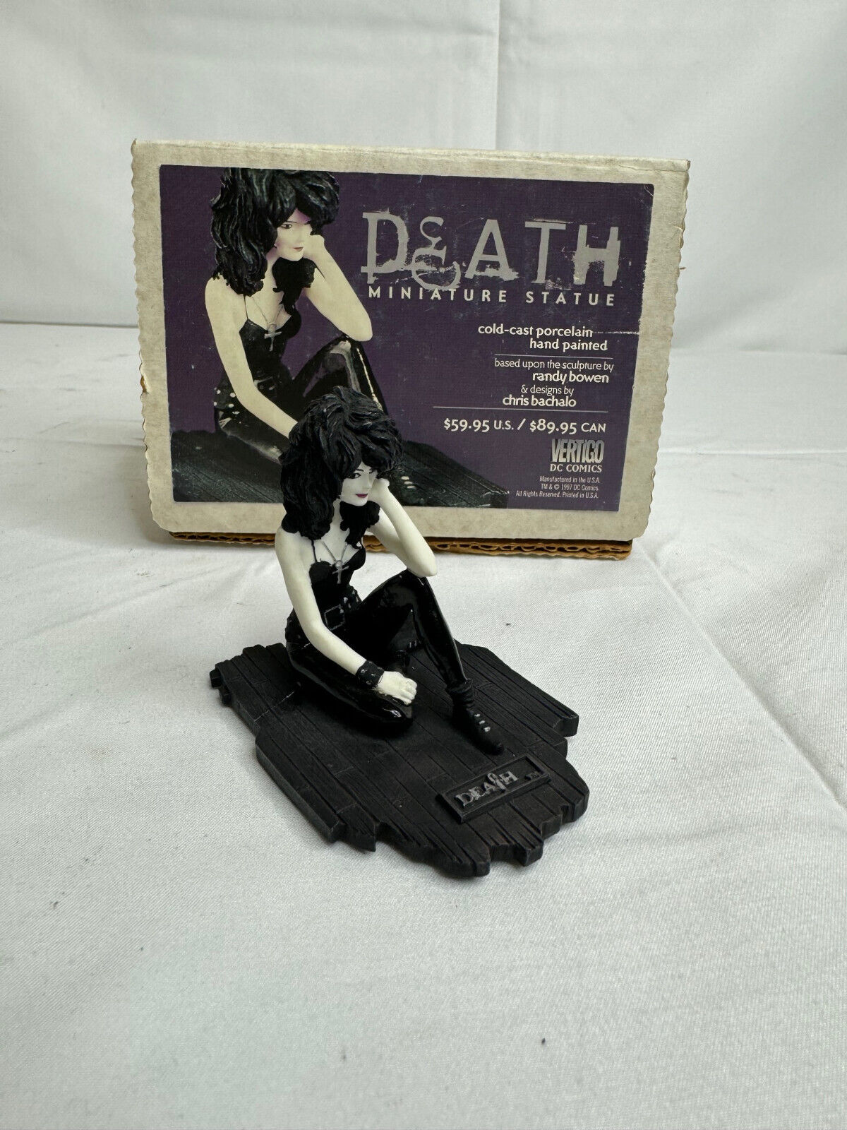 Death Miniature Statue Neil Gaiman 1997 DC Comics Vertigo The Sandman