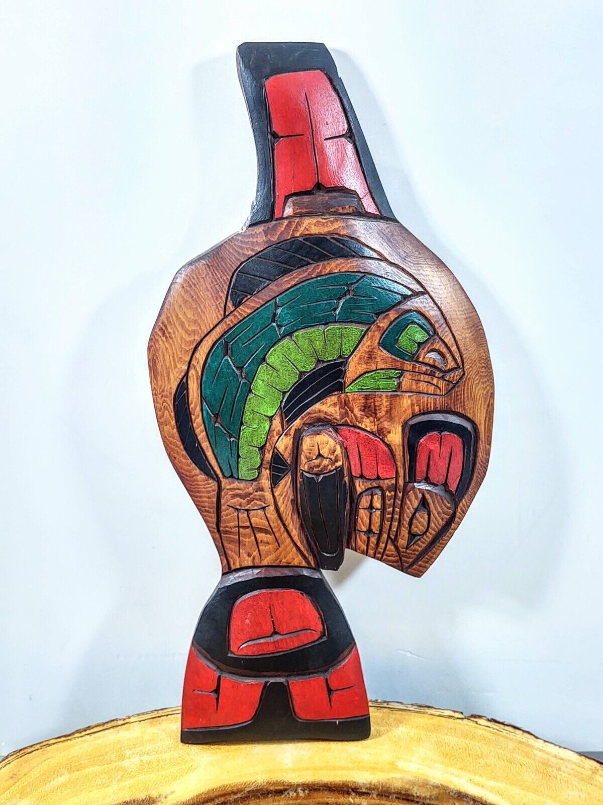 Keith James Kuper Island Carving 1999 - Native American