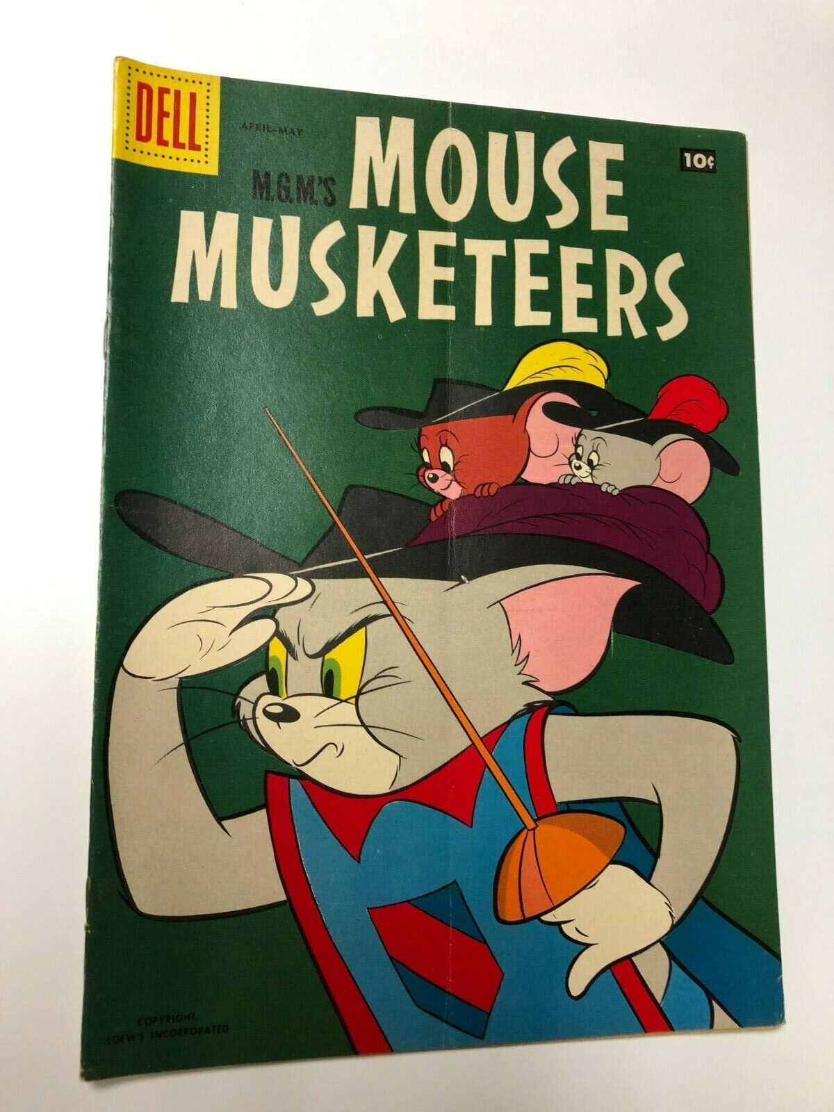 MGM\'s Mouse Musketeers Comic #12 April/May, 1958 Dell
