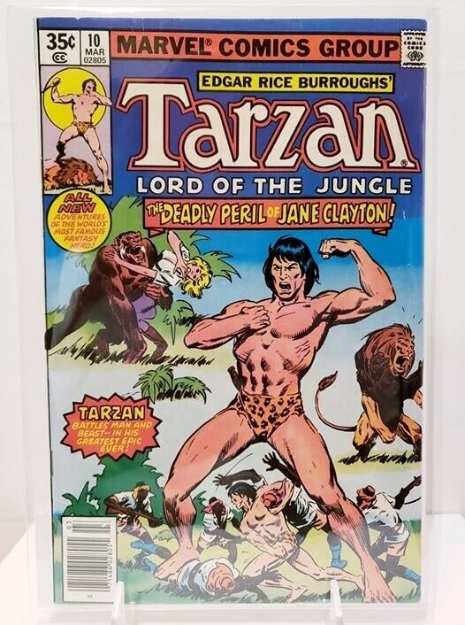 20492: Marvel Comics TARZAN #10 VF Grade