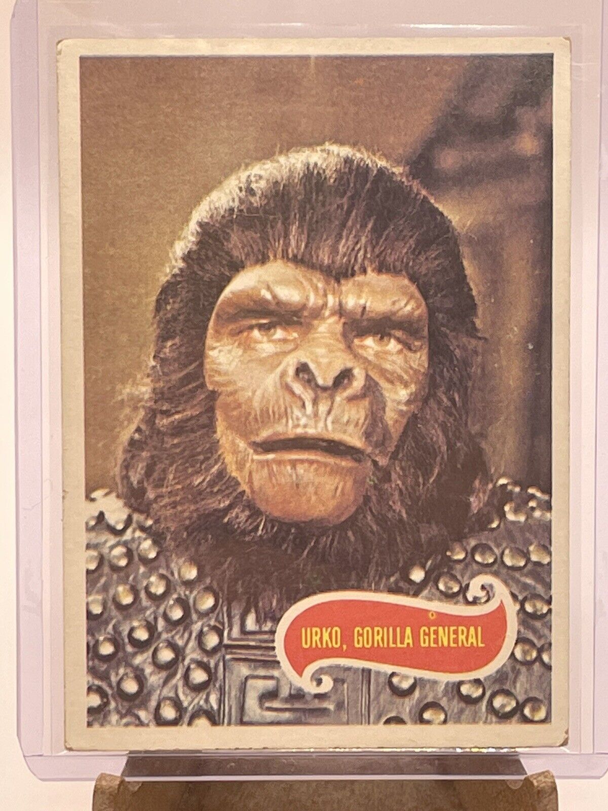 Planet Of The Apes 1975 TOPPS CARD #5 ‘Urko, Gorilla General’
