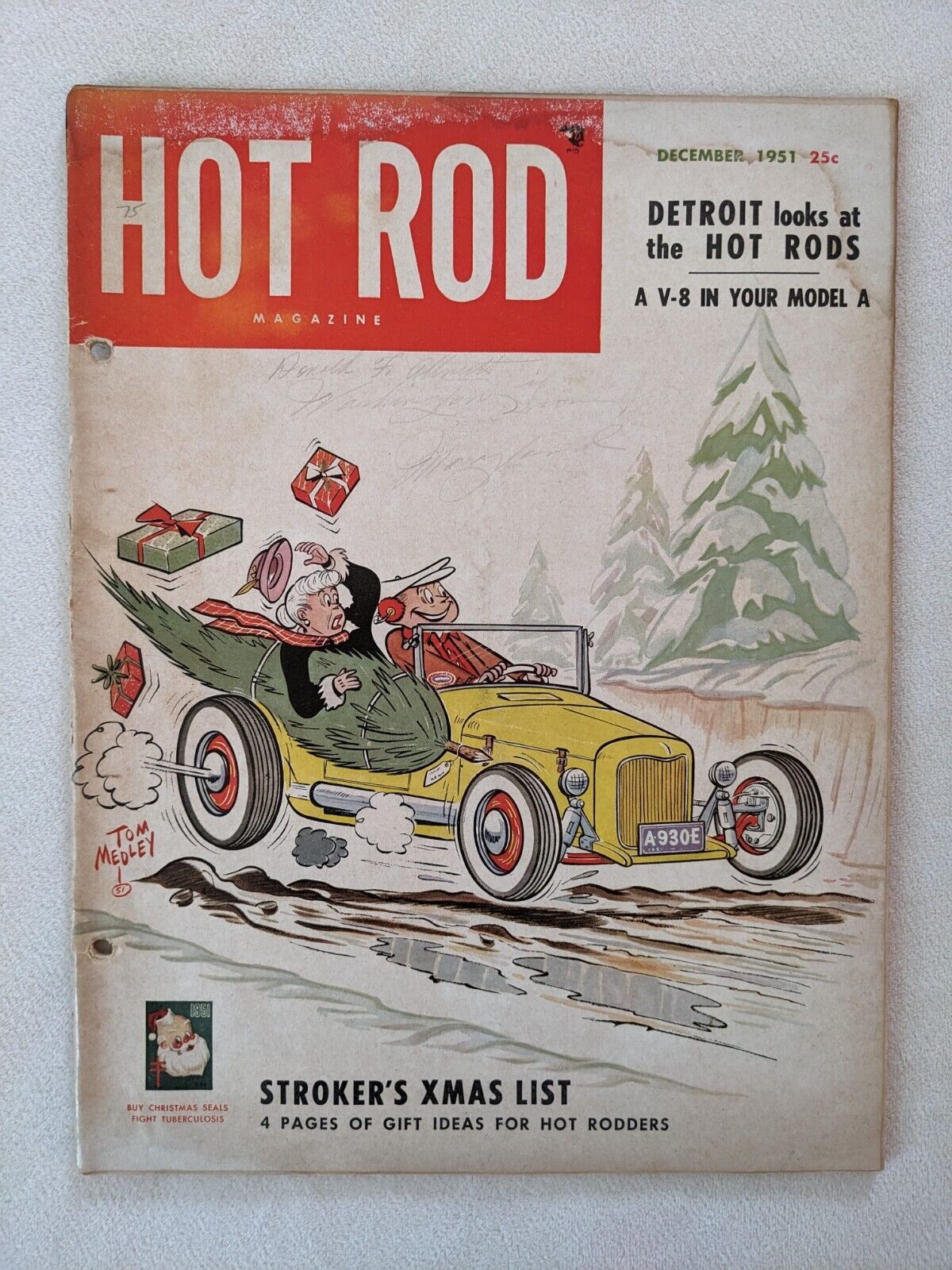 Hot Rod Magazine - December 1951 - Used