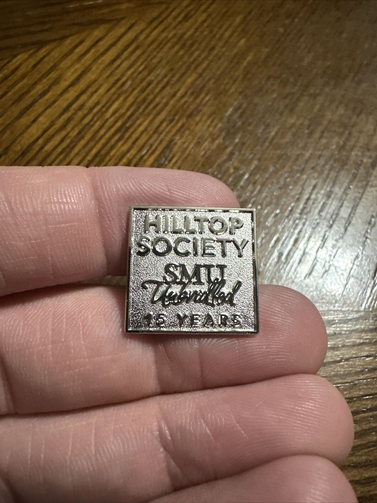 Vintage Hilltop Society SMU Unbridled Lapel Pin