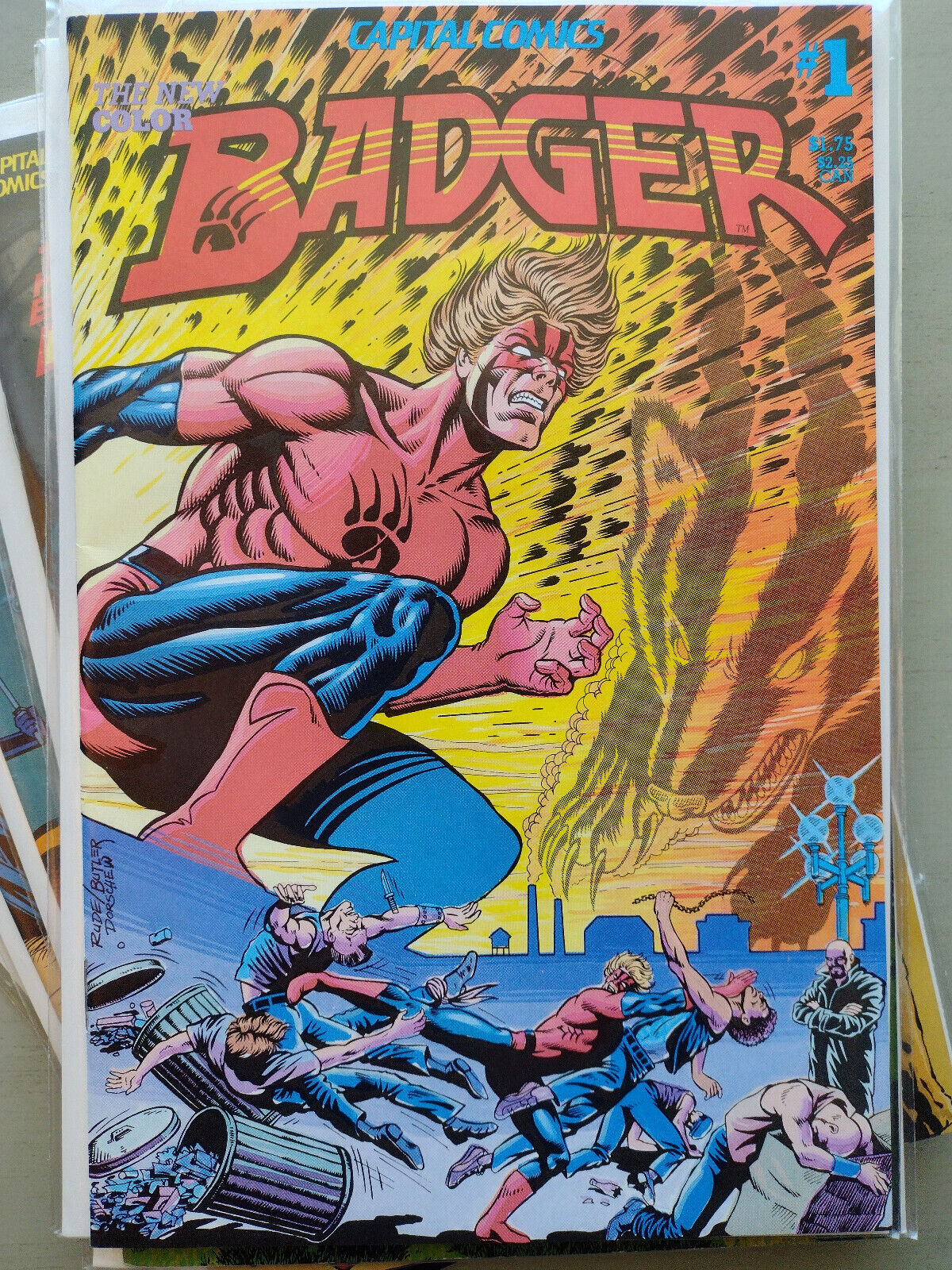 Badger (1983) #1-9 complete, Mike Baron, Capital/First, FN