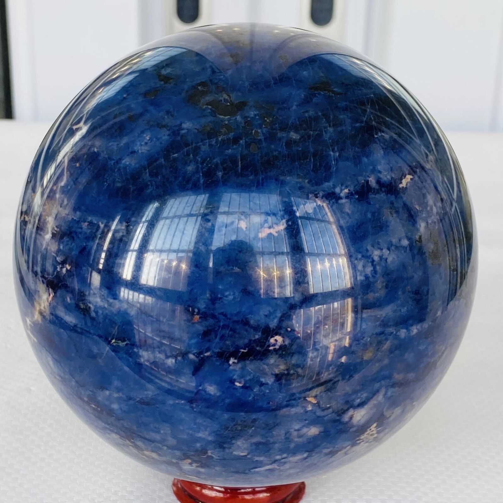 1800g Blue Sodalite Ball Sphere Healing Crystal Natural Gemstone Quartz Stone