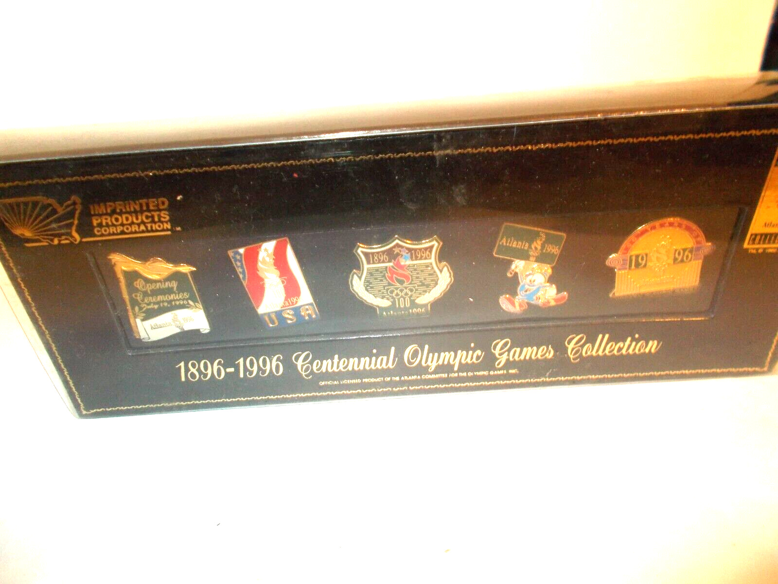 VTG1896-1996 Centennial Olympic Games Collection 5 Lapel Pins Atlanta 1996 Games
