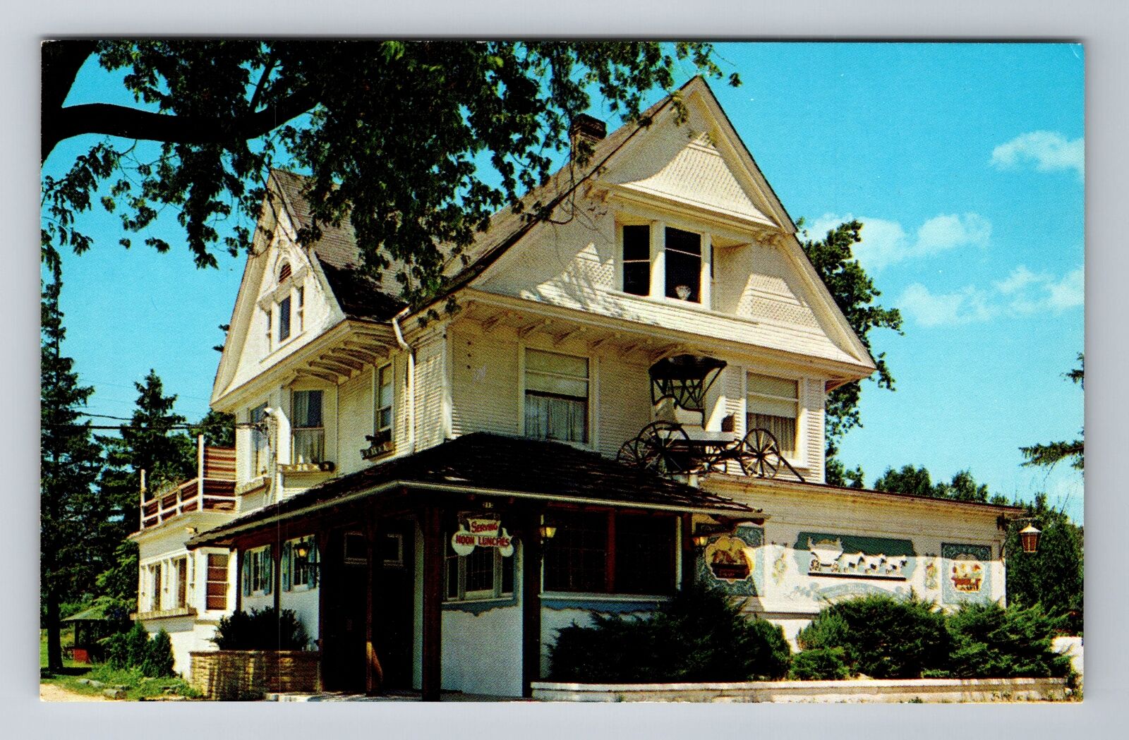 Thiensville WI-Wisconsin, White Coach Inn, Advertising Souvenir Vintage Postcard