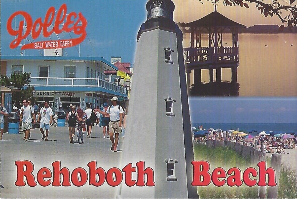 Rehoboth Beach, Delaware - Greetings Postcard