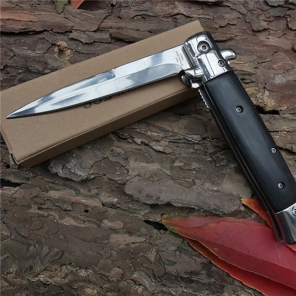 New tactical combat multifunctional survival hunting knife self-defense folding 