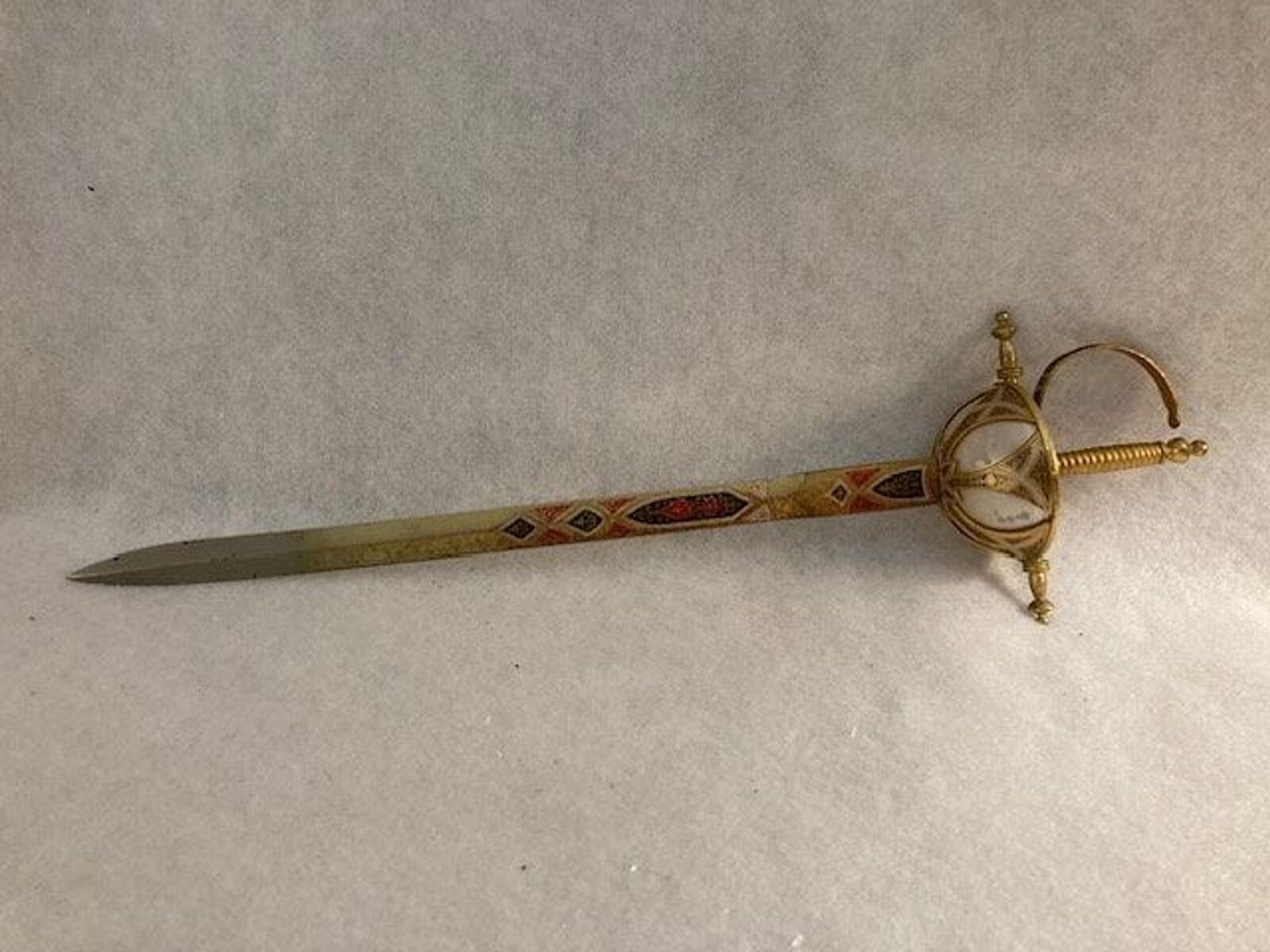 Vintage Spanish cup hilted Rapier Sword with ornate design