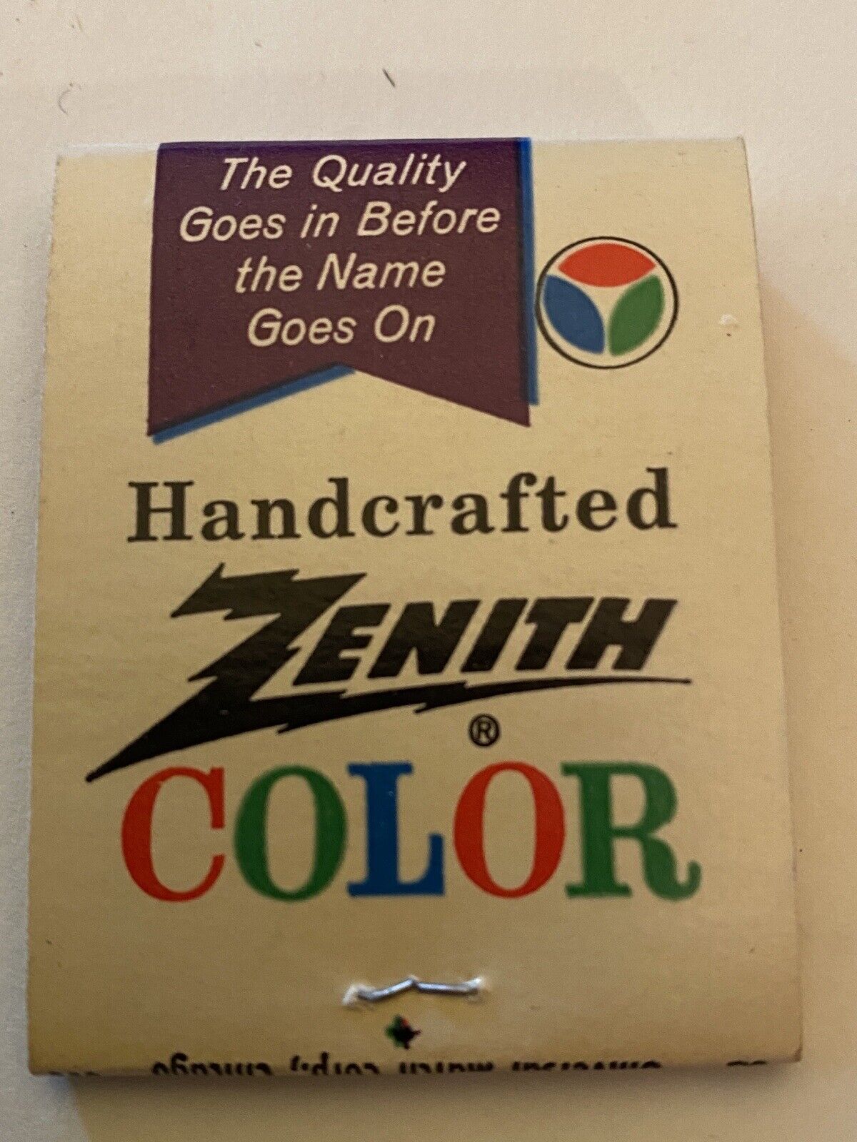 VTG Handcrafted Color Zenith Matchbook Pretty Prairie Kansas 