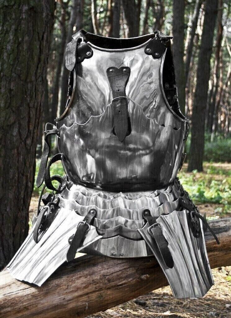 Medieval Larp Warrior steel Knight\'s Cuirass Body Armor Breastplate Jacket gift