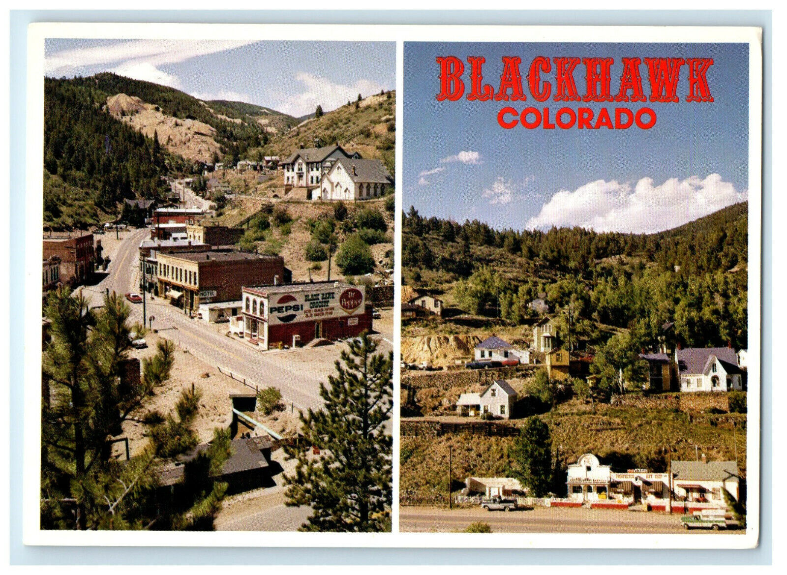 c1970s The City of Mills, Black Hawk Colorado CO Unposted Postcard