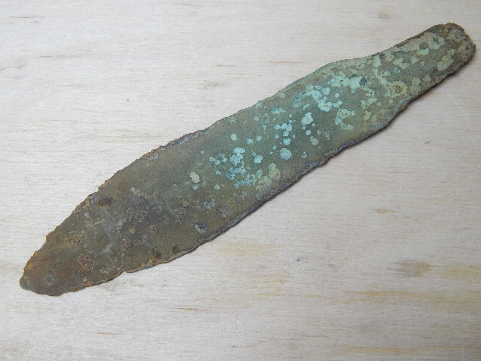 Prehistoric Bronze Artefact 19-10 century BC Ancient Dagger