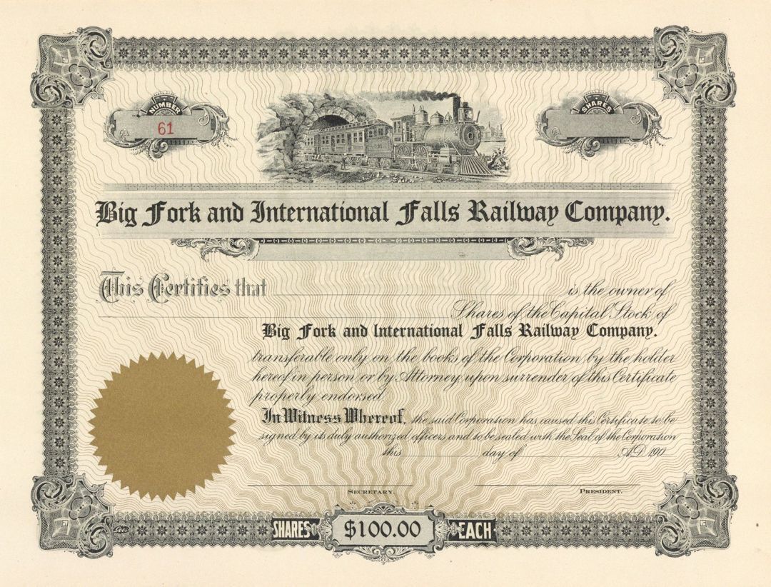Big Fork and International Falls Railway - Northern Pacific Archive - Northern P