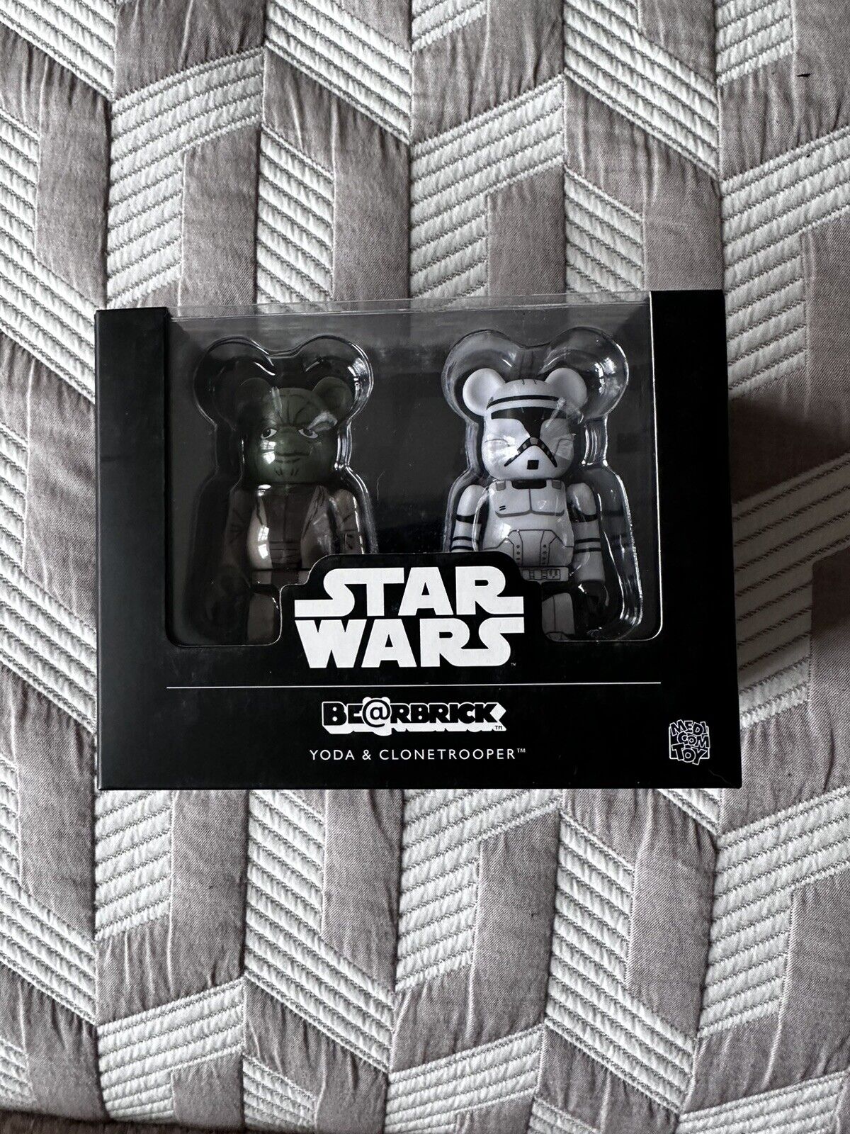 Medicom Toy Bearbrick 100 Star Wars 2 Pack Yoda & Clone Trooper Japan Import