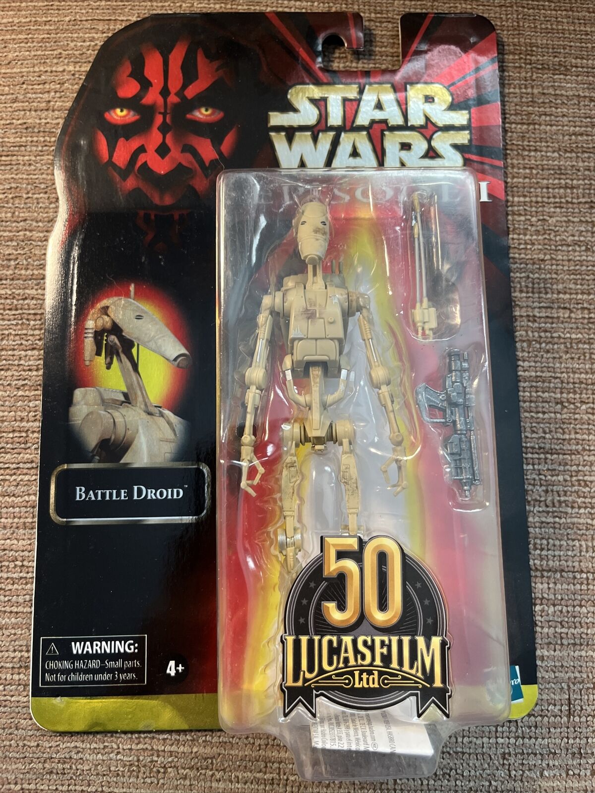 StarWars Battle Droid (Episode I) 6 inch action figure 50th Anniversary