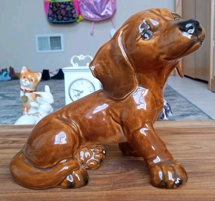 Dachshund Porcelain Figurine Dog Goebel (W. Germany)