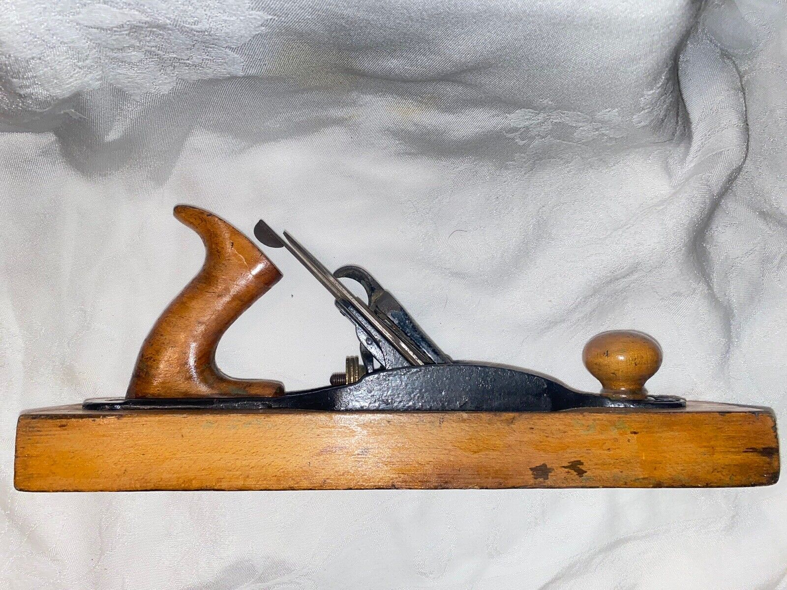 Antique STANLEY Rule and level No. 26 Transition Wood Plane Woodworking BAILEY