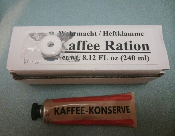 Novelty WW2 German rations / tubed coffee