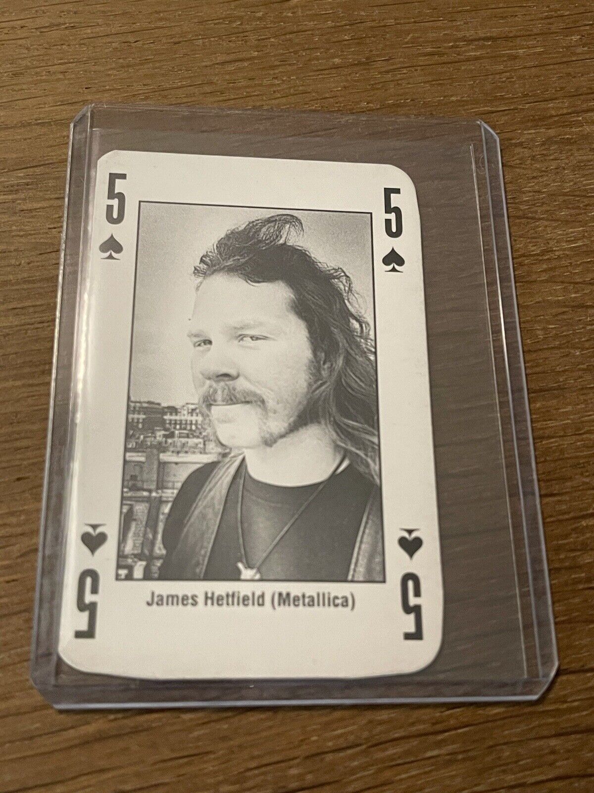 1993 Kerrang Music Card King Metal Playing Cards Metallica James Hetfield Card