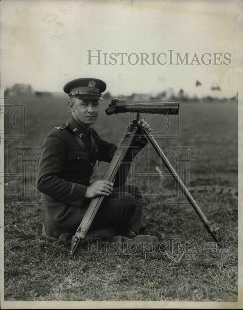 1926 Press Photo Captain J.H. Knueble, coach of US Army Rifle team