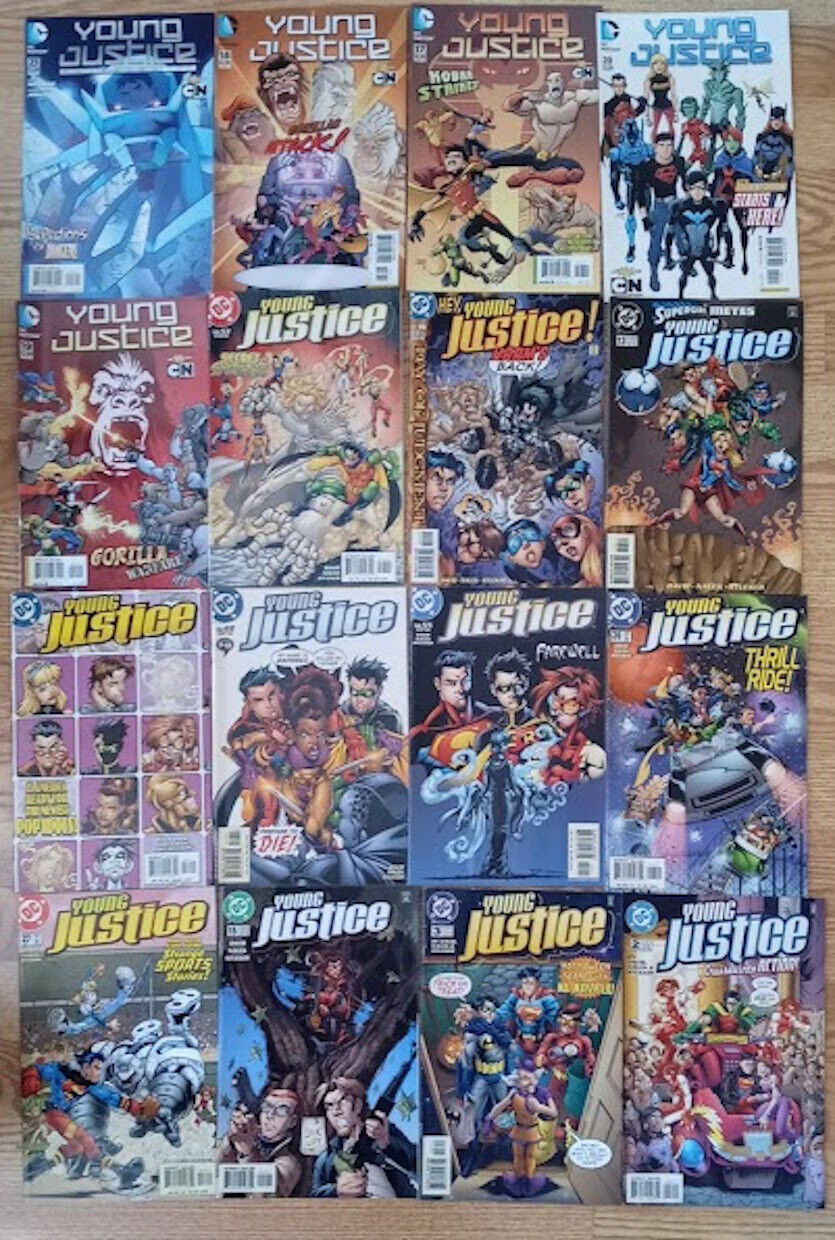 Young Justice ..Set of 16 DC Comics