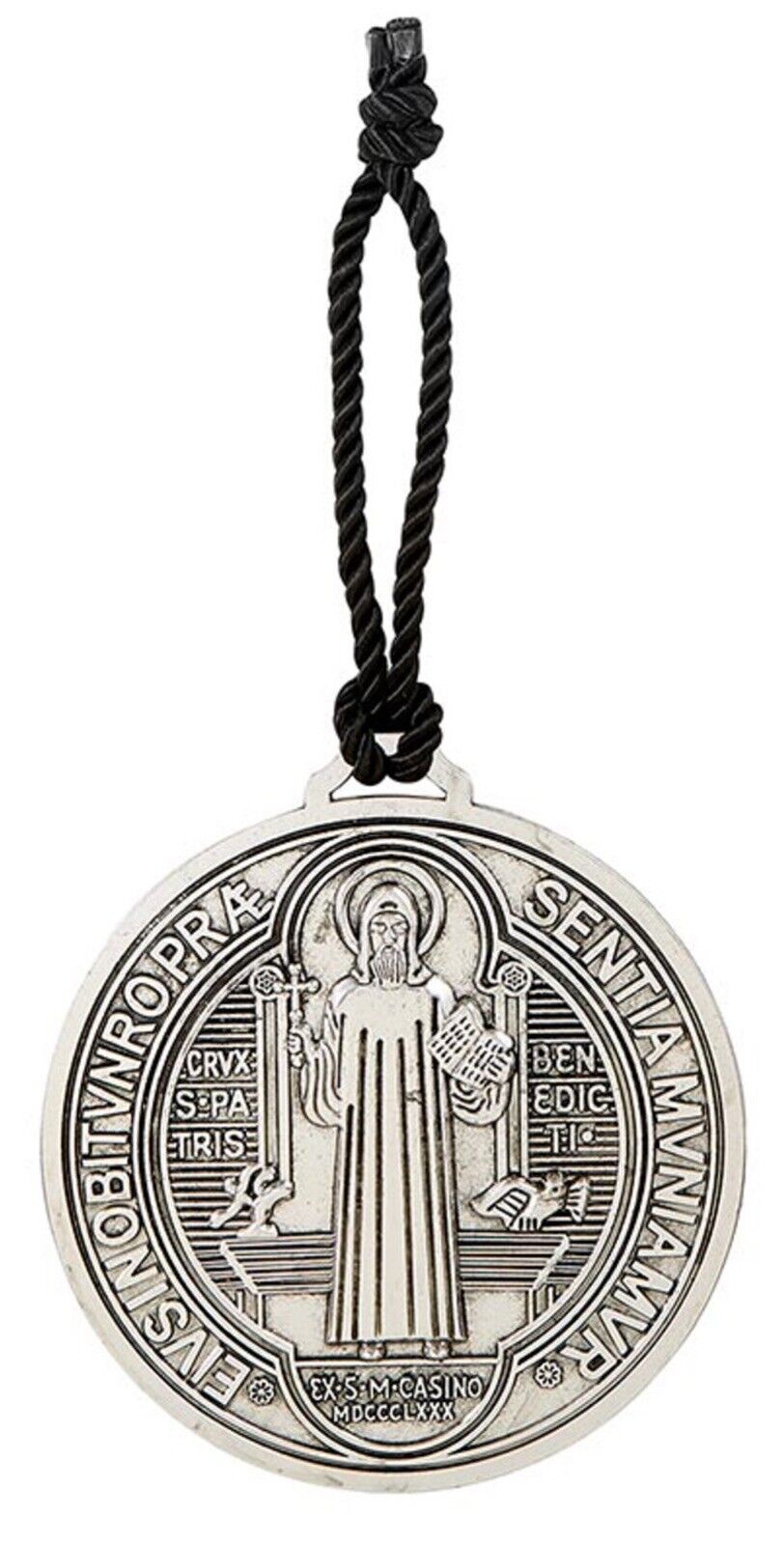 5” Extra Large St. Saint Benedict Cross Medal Home Protection Safety Door Hanger