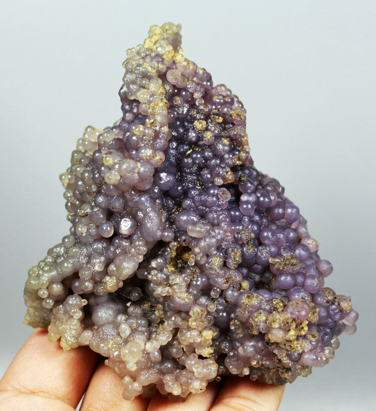 MAGNIFICENT Natural Sparkly Botryoidal Grape Chalcedony Agate