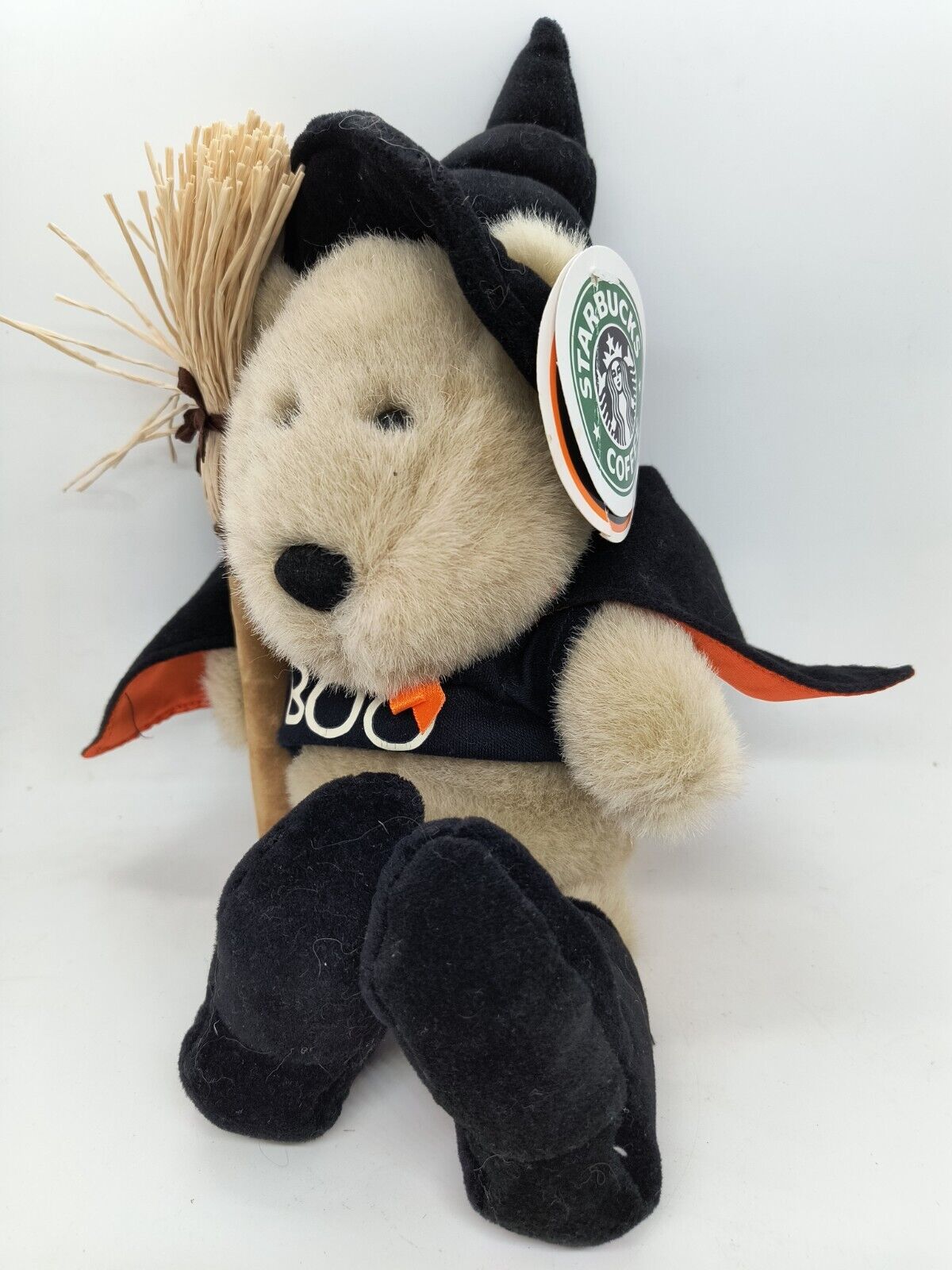 Rare Authentic with tags Starbucks Halloween Bear / Bearista Plush Witch HTF