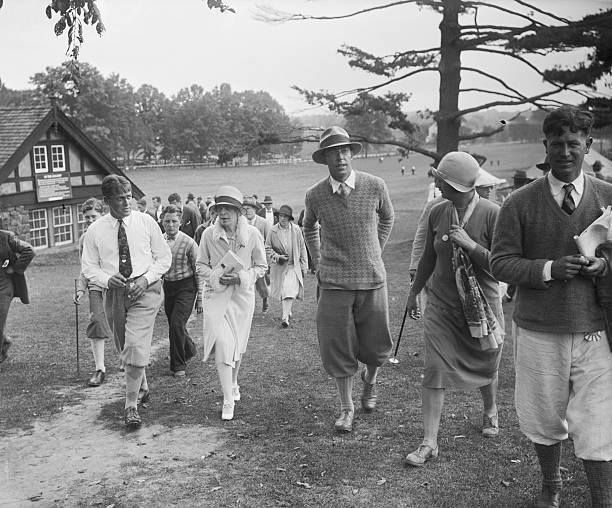 Bobby Jones mother Francis Ouimet Von Elm Jones Meet Golf Final- 1926 Old Photo