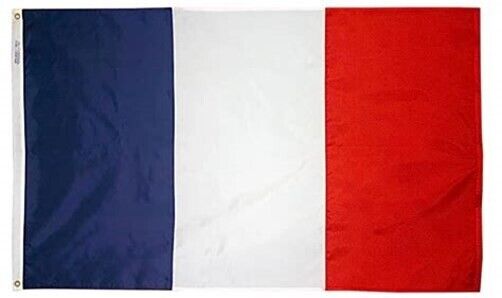NIB Annin France NYL-GLO 3\' x 5\' Quality Nylon Flag 192685, All the Kings Flags