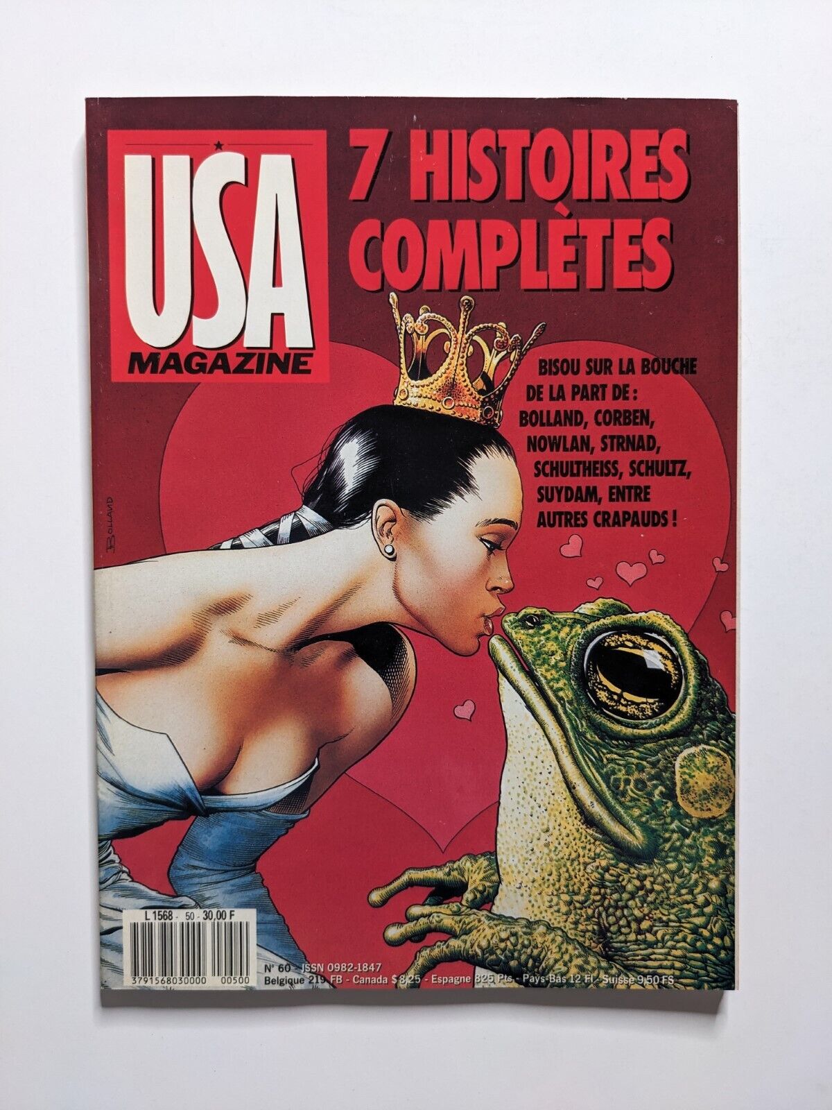 USA Magazine #60 1992 French Brian Bolland Richard Corben Arthur Suydam