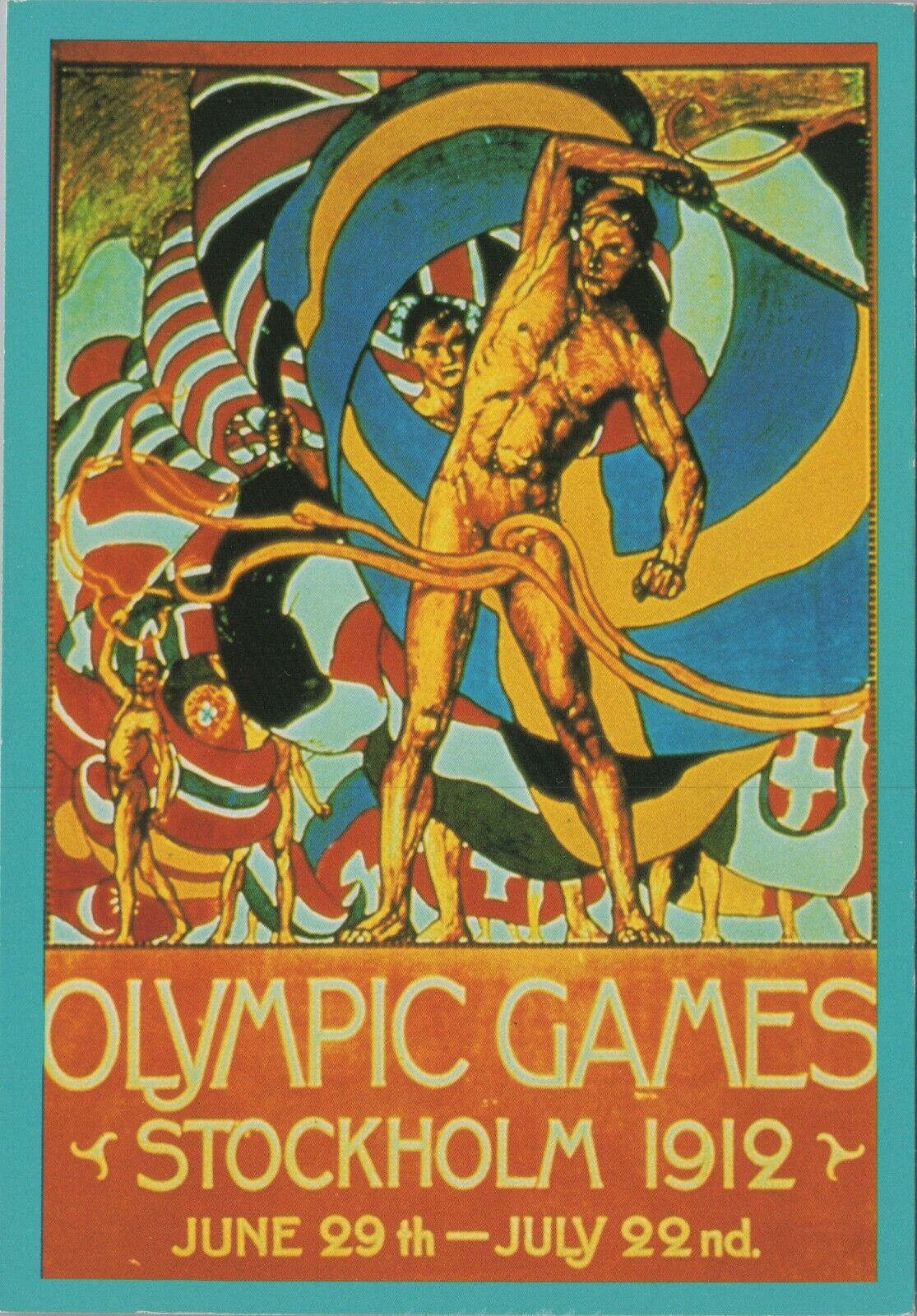 MR ALE PC 1996 Atlanta Olympic Games Stockholm 1912 6.75\