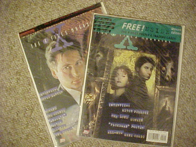 X-Files Collector\'s Magazines #1 & 2 Deluxe Editions