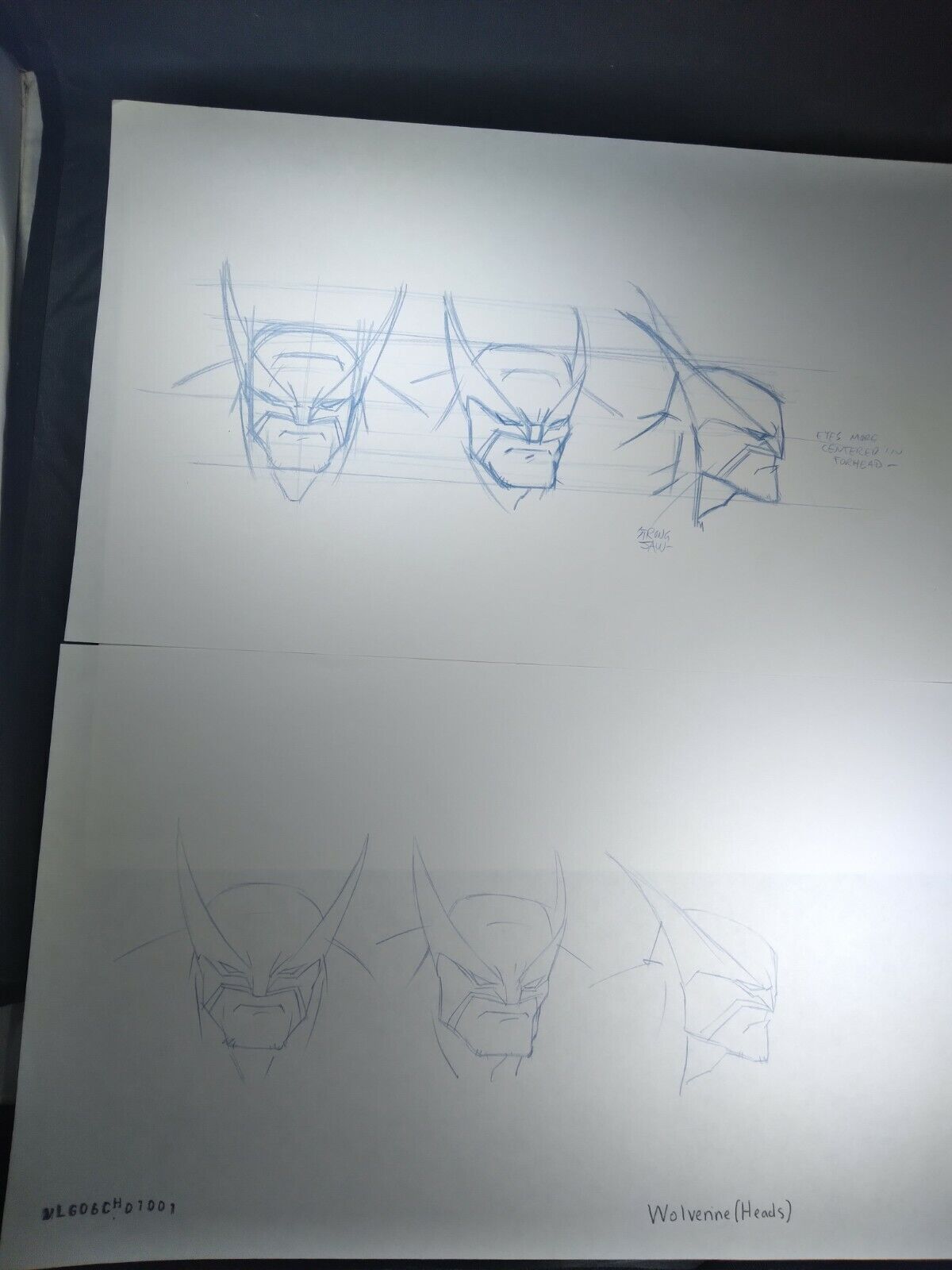 Hulk Versus Wolverine Marvel Animation Concept Art Frank Paur Comic book movie 