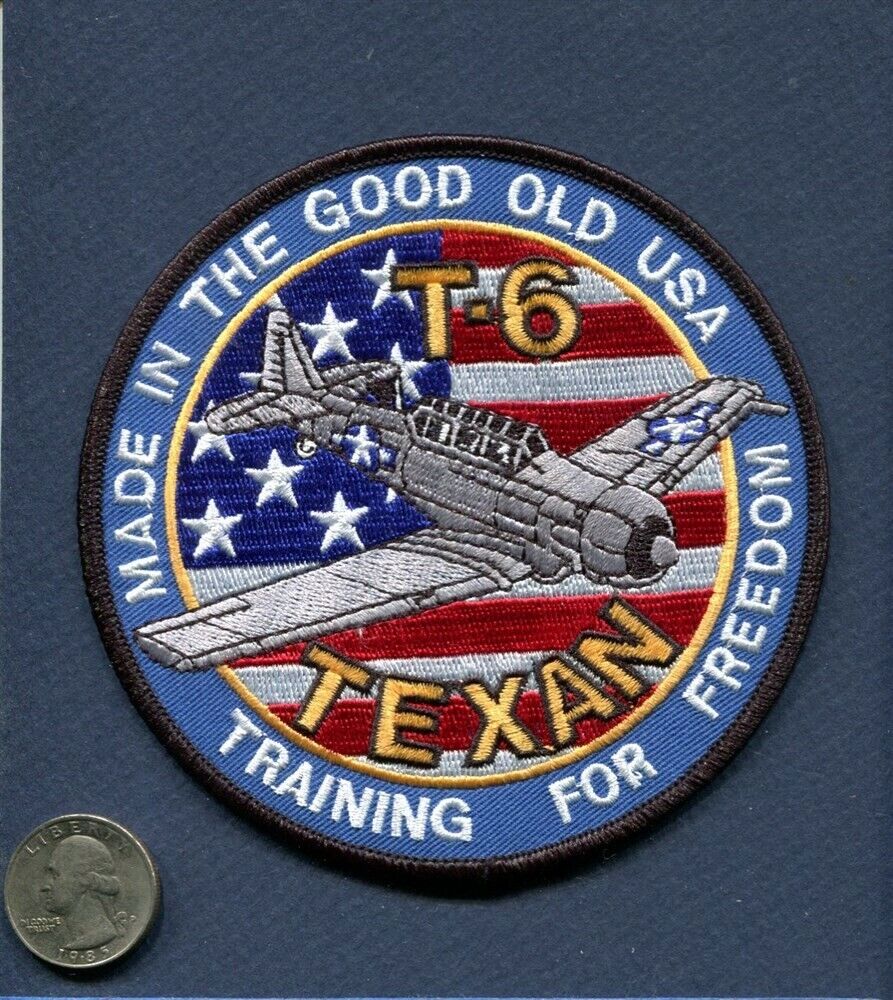 T-6 TEXAN WW2 AIR CORPS USAF NAA North American Aviation Training Squadron Patch